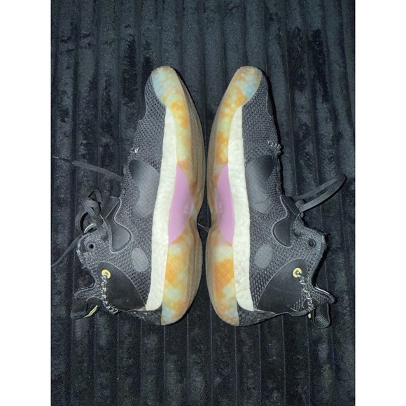 Adidas Adult Harden Vol. 6 Basketball Shoe Size 5 Black, Yellow, Purple - Picture 4 of 16